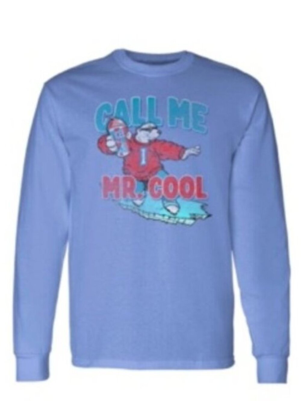 Call Me Mr. Vintage ICEE Polar Bear Men's Long Sleeve Shirt